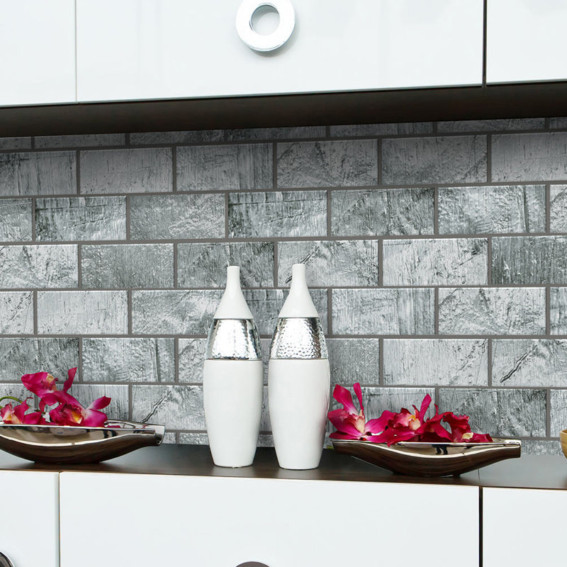peel and stick glass subway tile